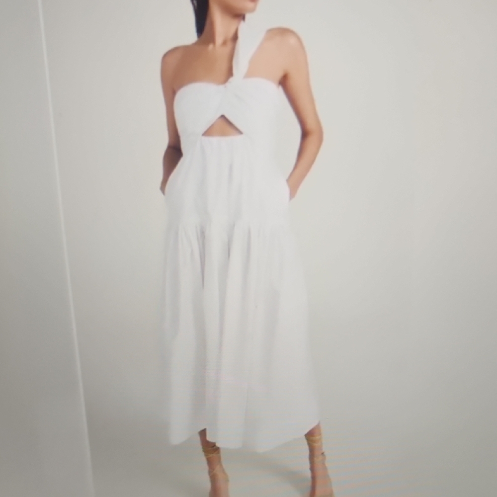 A.L.C. Aubrey White Dress Size 10 $550